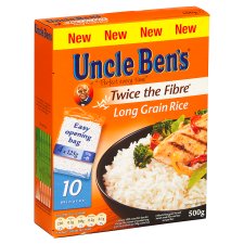 Uncle Ben's Twice the Fibre Long Grain Rice
