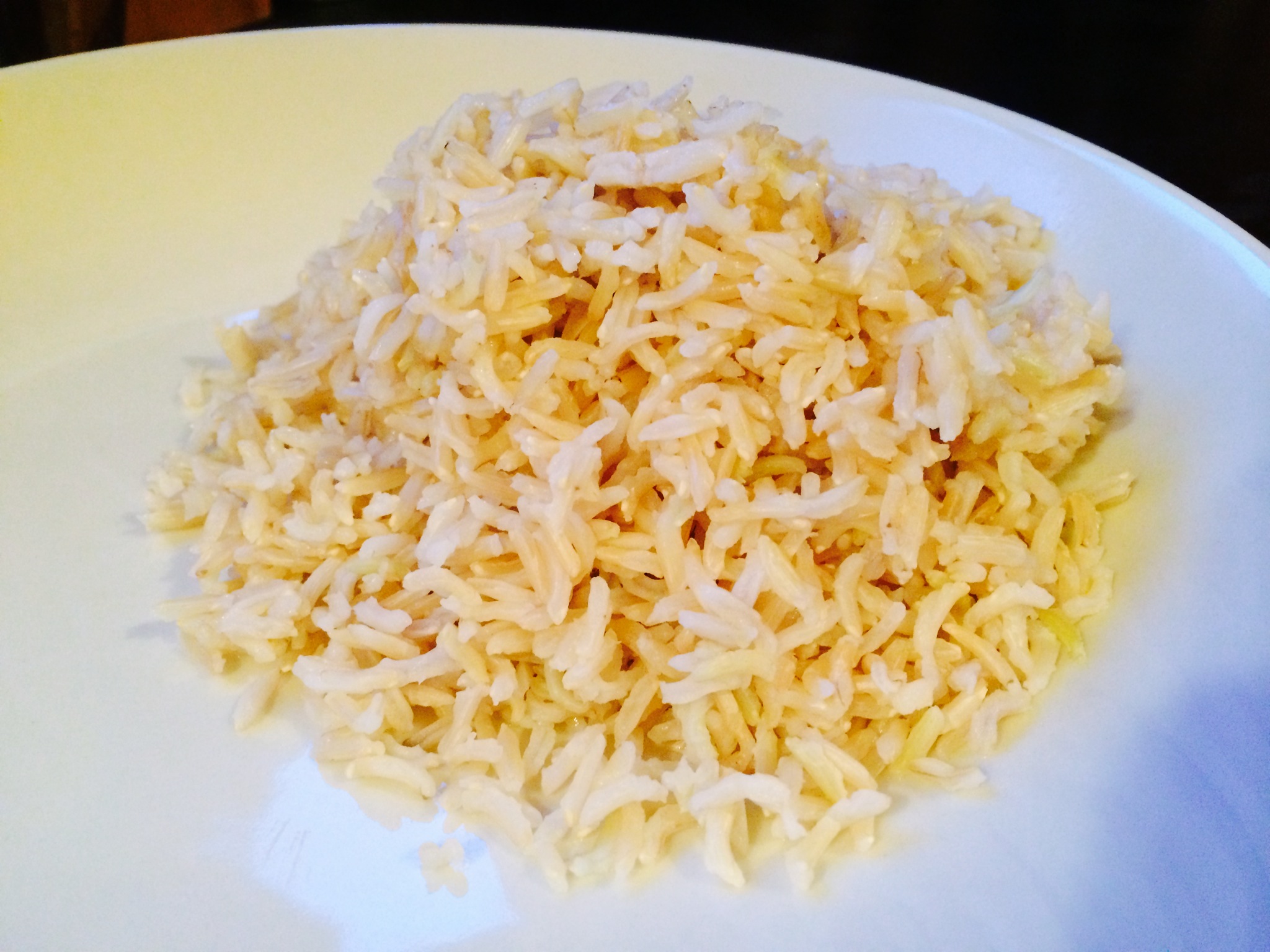 Yay fluffy hot rice!